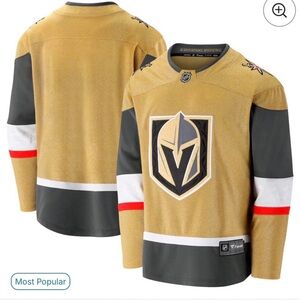Fanatics Gold and Black Hockey Jersey